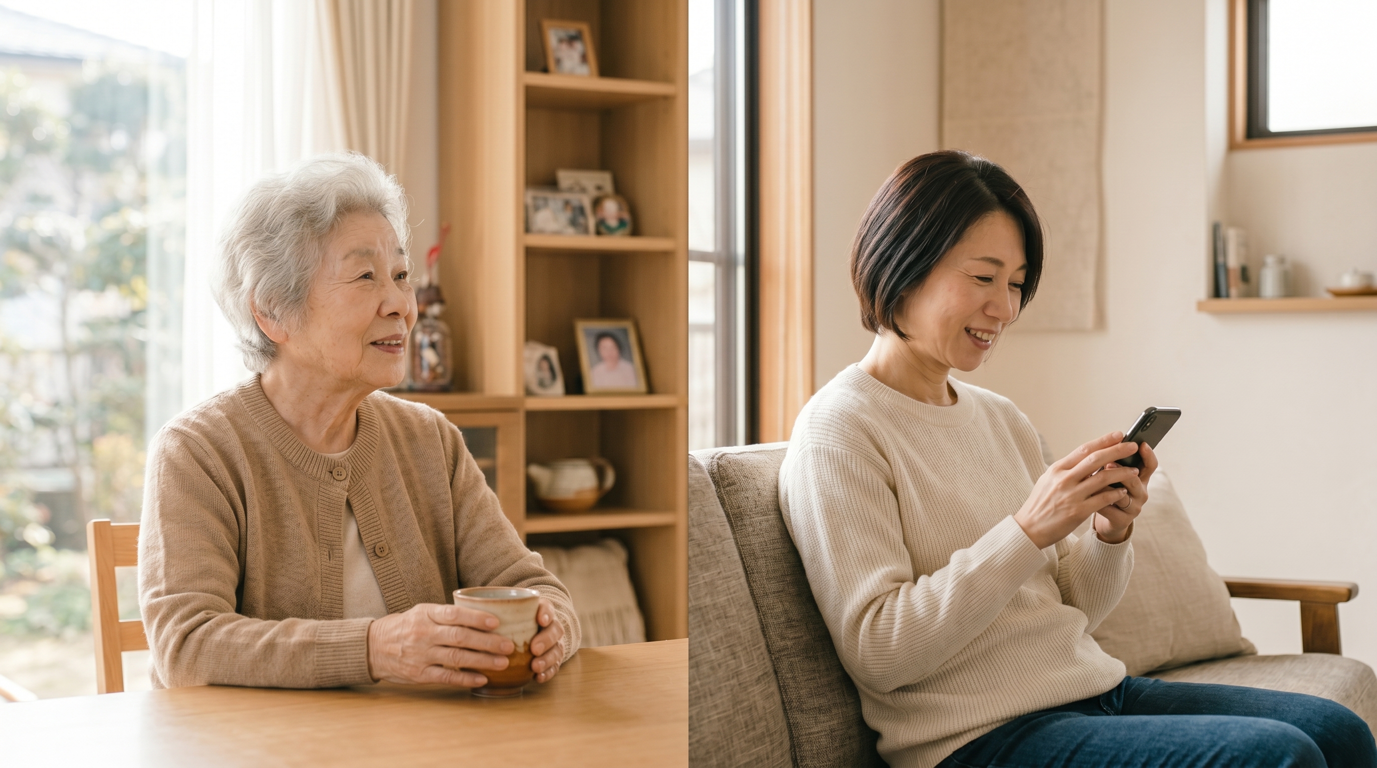 離れて暮らすおばあちゃんと、見守るご家族